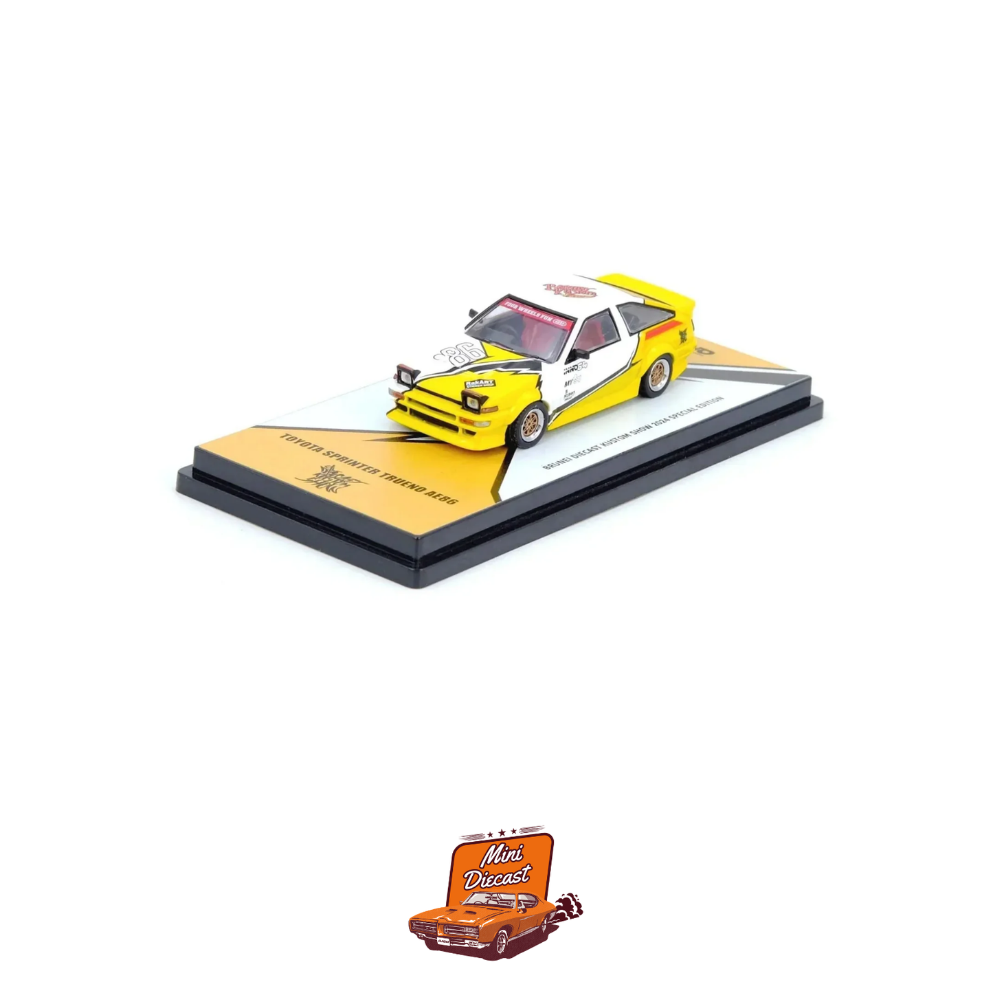 INNO64 Toyota Sprinter Trueno (AE86) Brunei Diecast Kustom Show 2024 IN64-AE86T-BDKS24