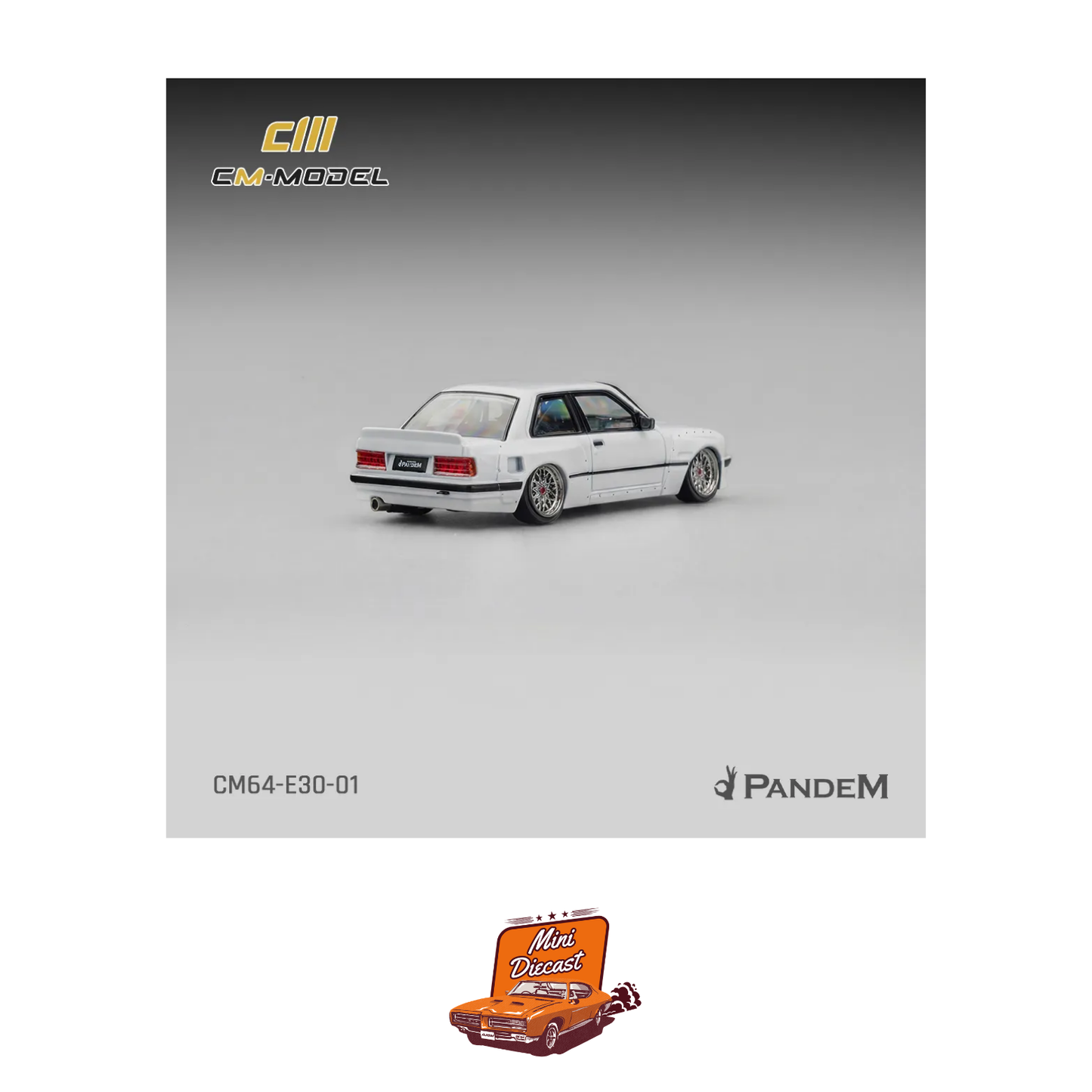 CM Model Pandem BMW M3 E30 Pearl White (CM64-E30-01)