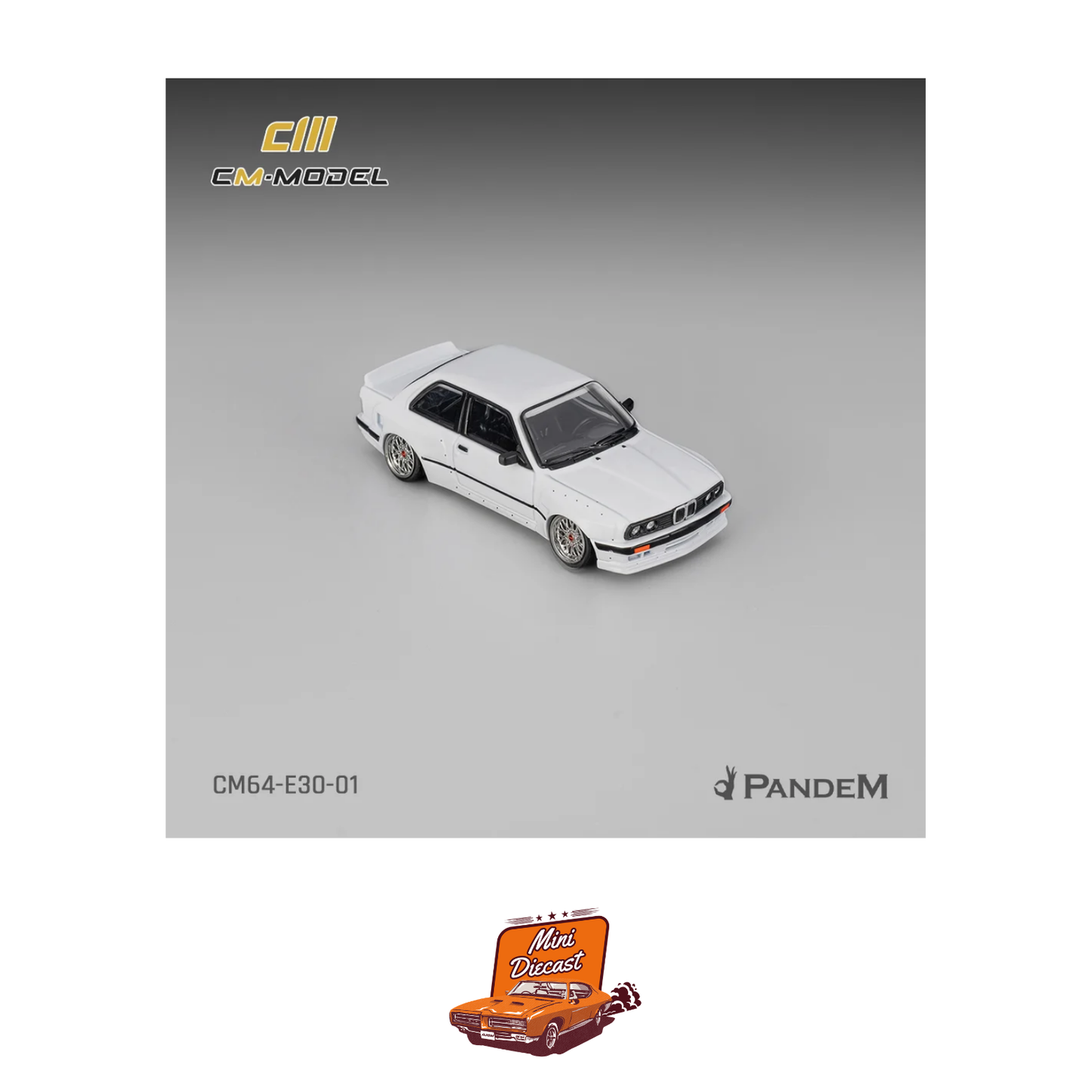 CM Model Pandem BMW M3 E30 Pearl White (CM64-E30-01)