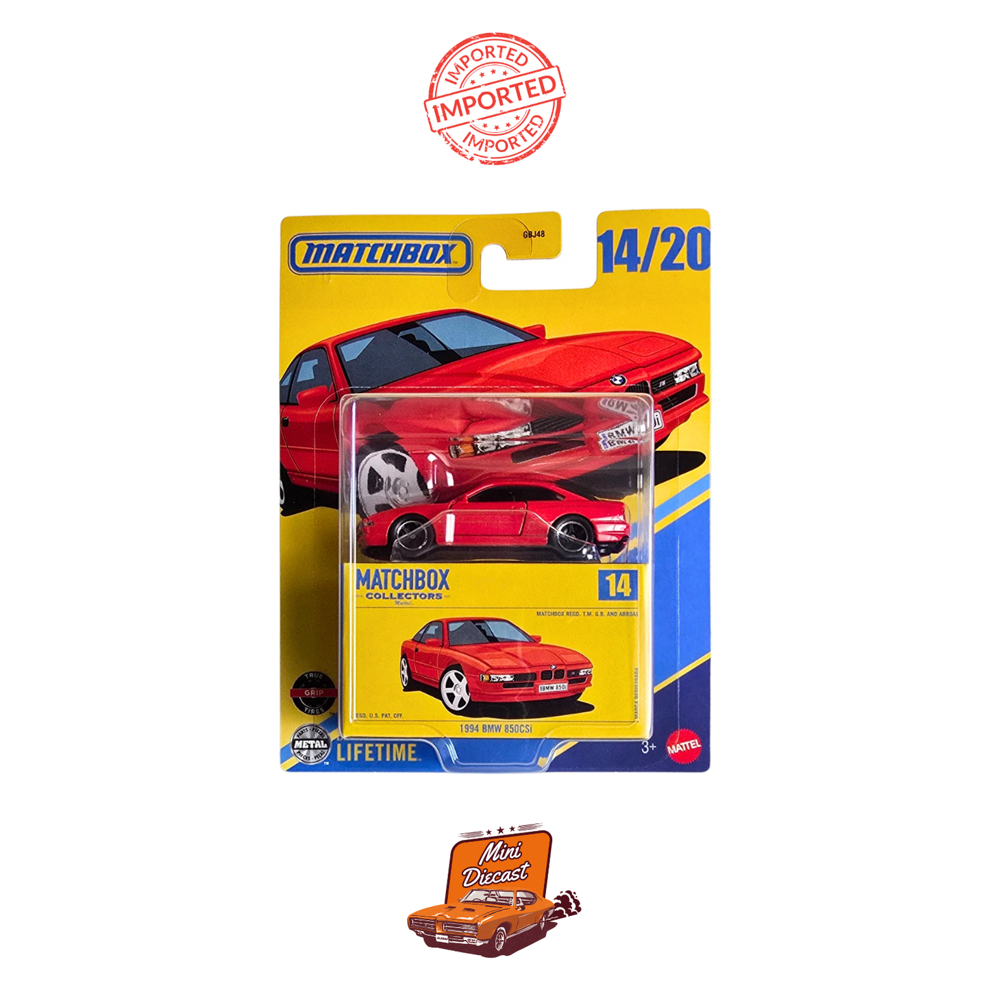 Matchbox Collectors 1994 BMW 850CSi (Imported)