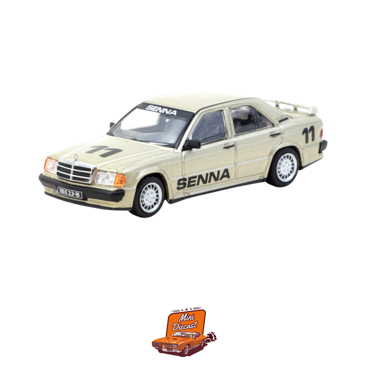 Tarmac Works Mercedes-Benz 190 E 2.3-16 Race of Champions 1984 – Senna (Sealed)