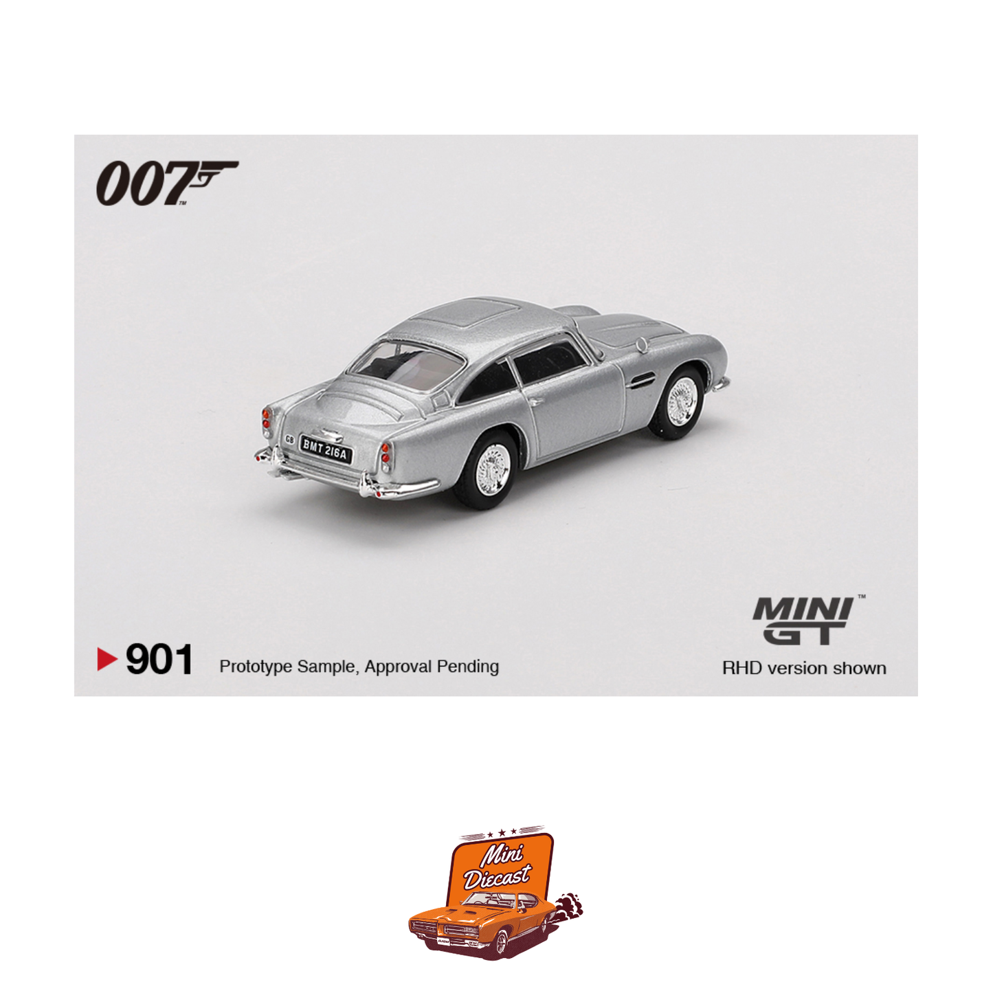 Mini GT – James Bond 007 “Thunderball” Aston Martin DB5 Japanese Version (Blister Pack)