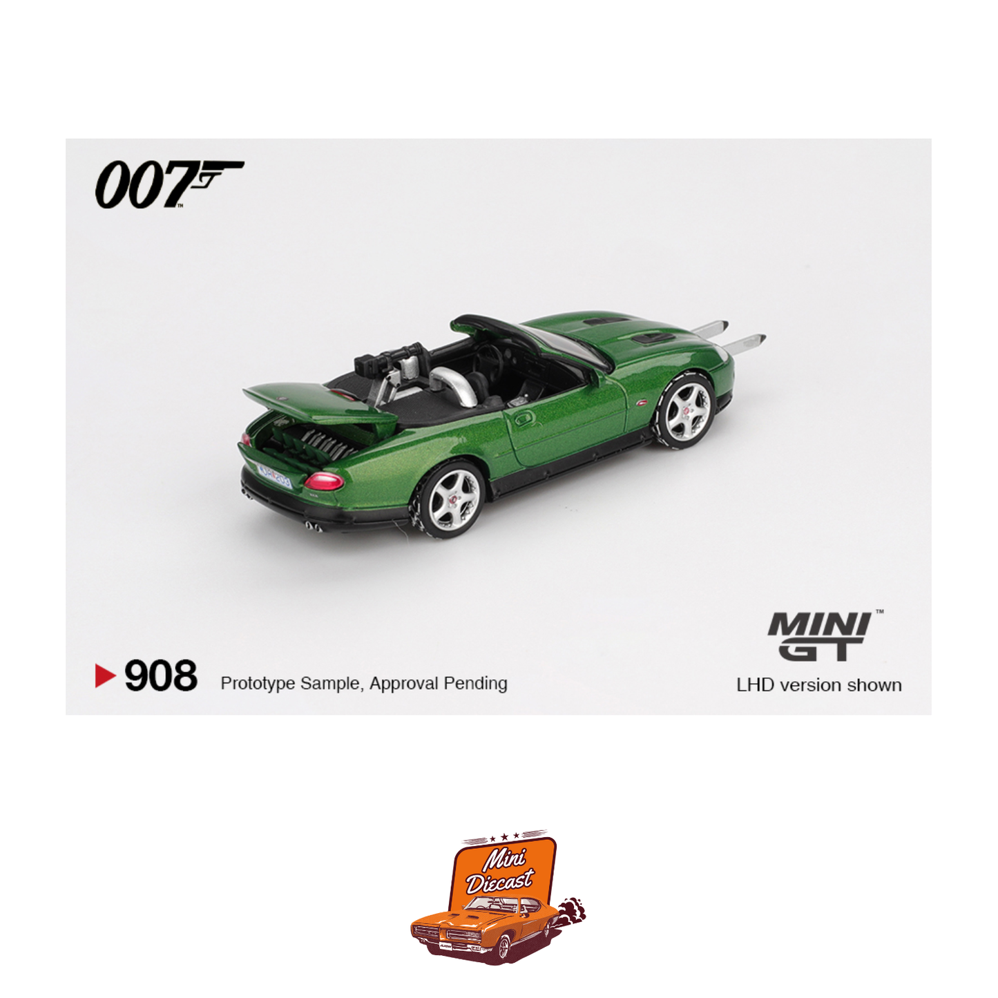 Mini GT #908 Jaguar XKR “Die Another Day” – Coming Soon (ETA: Jan End 2026)