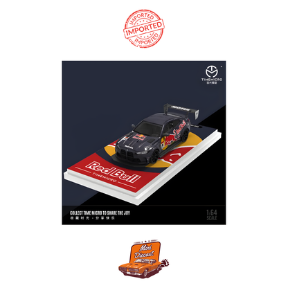 Time Micro BMW M4 Red Bull Livery with Figurine (Imported)