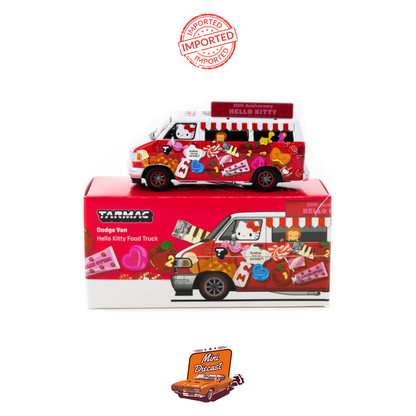 Tarmac Works Dodge Van Hello Kitty Food Truck