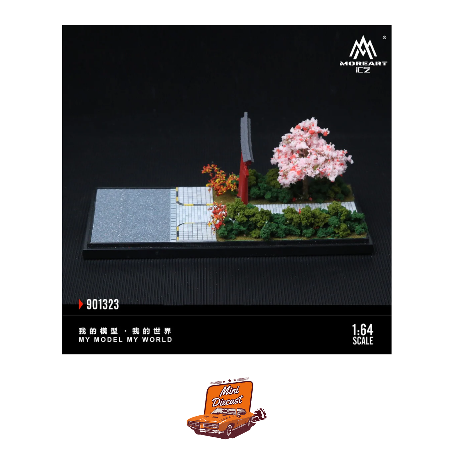 More Art Torii Gate Landscape Scene Model (MO901323)