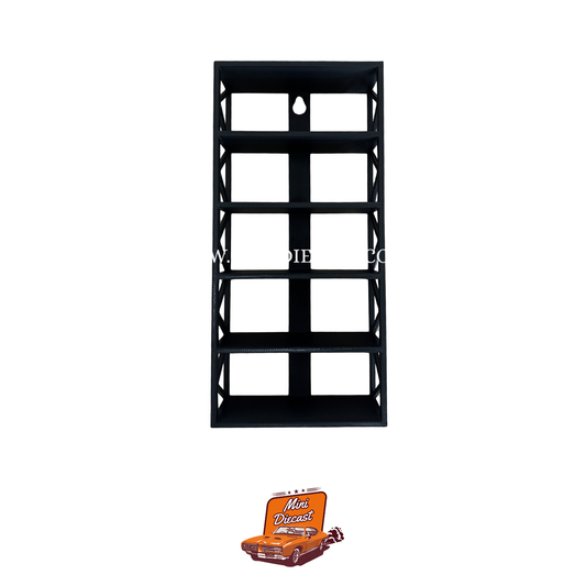 Diecast Cars 5 Rack Stand (Black) (1:64 Scale Cars)