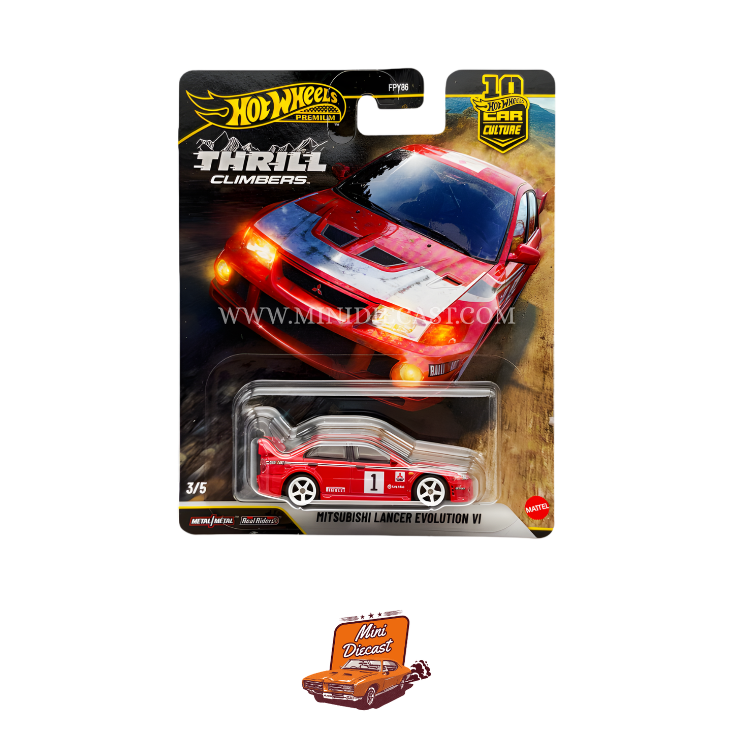 Hot Wheels Premium Car Culture – Thrill Climbers (Set of 5)