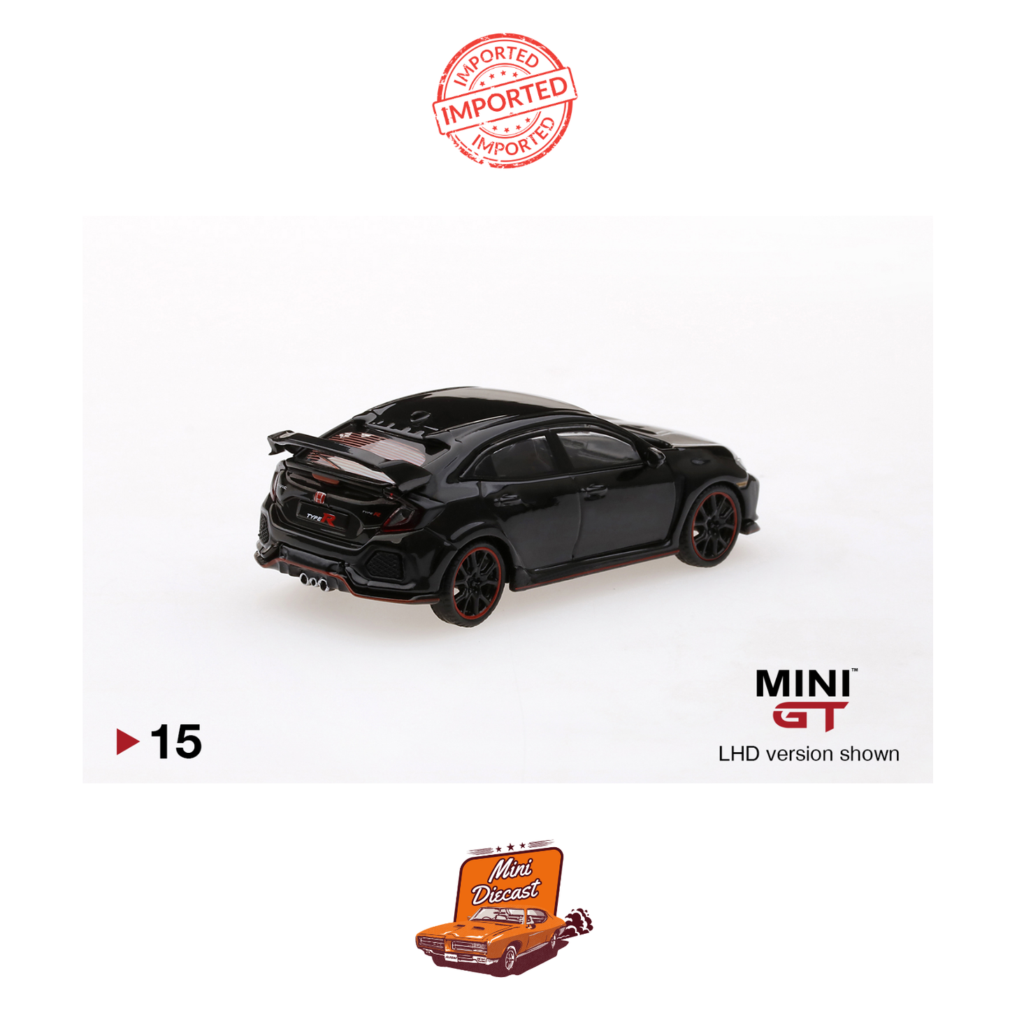 Mini GT #15 Honda Civic Type R (Crystal Black)