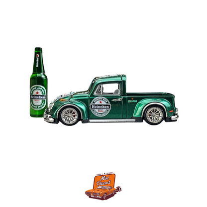 Liberty 64 Volkswagen Beetle Pickup – Heineken Livery (With Bottle Accessory)