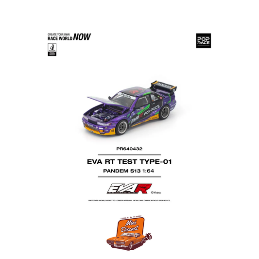 Pop Race EVA RT Test Type-01 Pandem S13 PR64-432