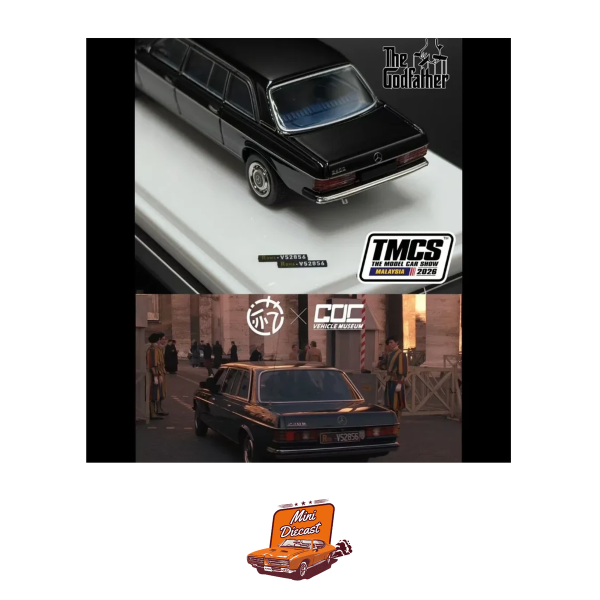 GOC Mercedes-Benz W123 LIMO – The Godfather Edition (Black) TMCS 2026