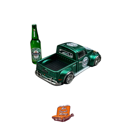 Liberty 64 Volkswagen Beetle Pickup – Heineken Livery (With Bottle Accessory)