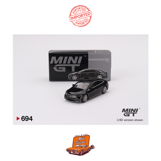Mini GT #694 Mercedes-Benz EQS 580 4MATIC (Black)