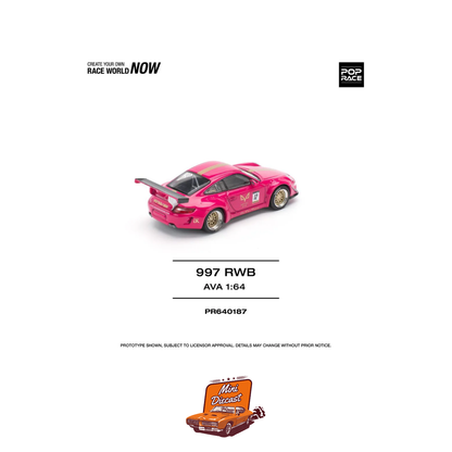 Pop Race Porsche 911 (997) RWB AVA (PR64-187)