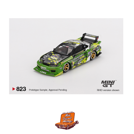 Mini GT #823 Nissan LB-Super Silhouette S15 Silvia #555 V2 2024 Formula Drift Japan (Blister Pack) (Imported)
