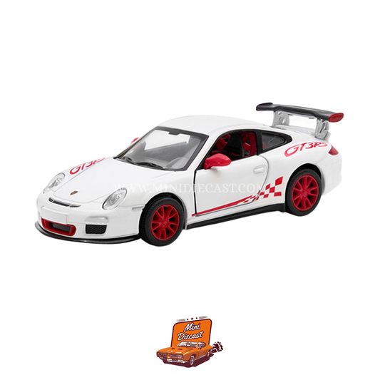 Kinsmart 2010 Porsche 911 GT3 RS – 1:36 Scale White