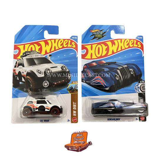 Hot Wheels Mainline (Set of 2) – Lil' Roar / Screamliner