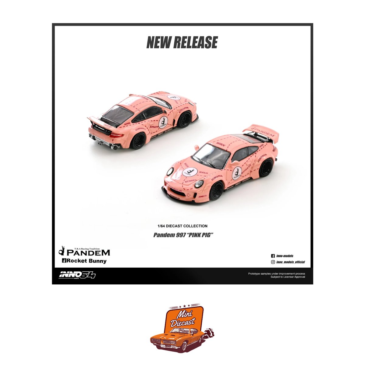 Product Title: INNO64 PANDEM 997 "PINK PIG" (IN64-997P-PPIG)