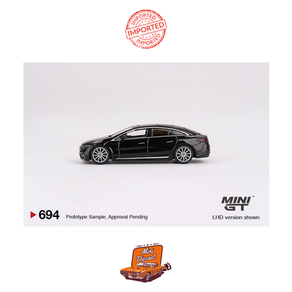 Mini GT #694 Mercedes-Benz EQS 580 4MATIC (Black)