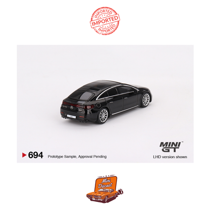 Mini GT #694 Mercedes-Benz EQS 580 4MATIC (Black)