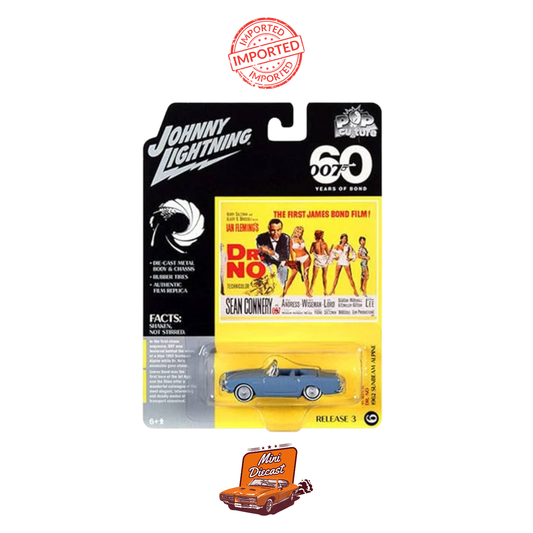 Johnny Lightning James Bond 007 “Dr. No” Sunbeam Alpine (Blue) (Imported)