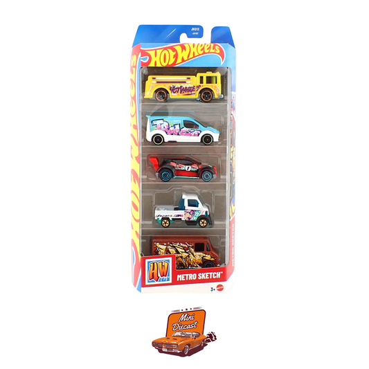 Hot Wheels 5 Pack – Metro Sketch