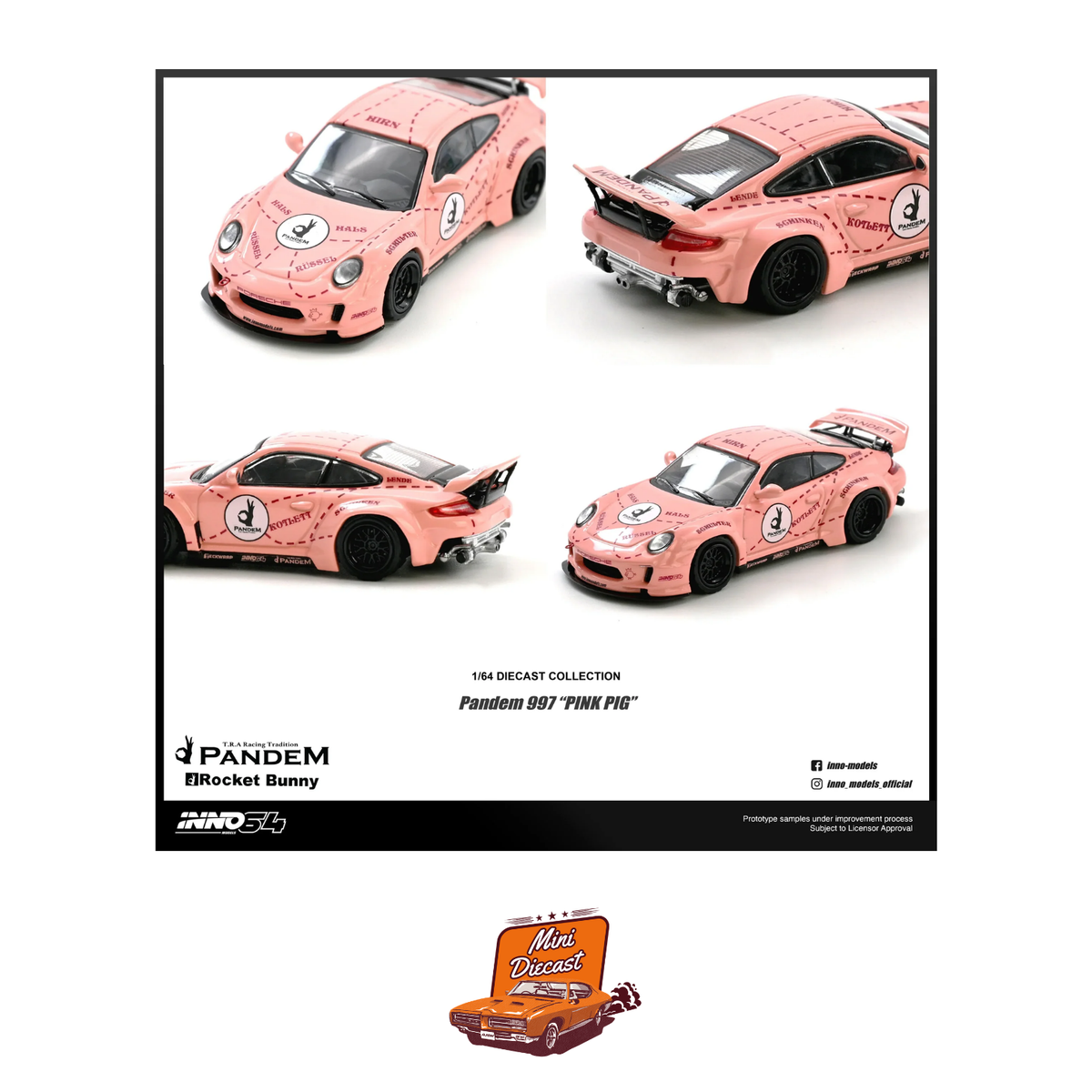Product Title: INNO64 PANDEM 997 "PINK PIG" (IN64-997P-PPIG)