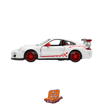 Kinsmart 2010 Porsche 911 GT3 RS – 1:36 Scale White