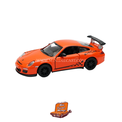 Kinsmart 2010 Porsche 911 GT3 RS – 1:36 Scale Orange