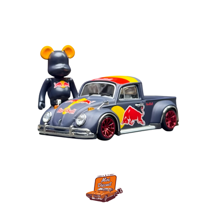 Liberty 64 Volkswagen Beetle Pickup – Red Bull Livery (With Bear Doll Accessory)