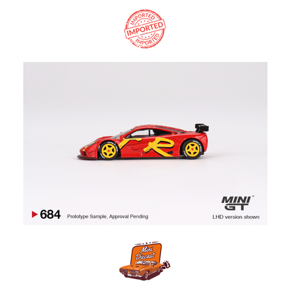 Mini GT #684 McLaren F1 GTR 1996 Presentation