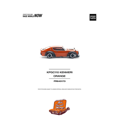 Pop Race Skyline GT-R V8 Drift (Kenmeri) (PR64-173)