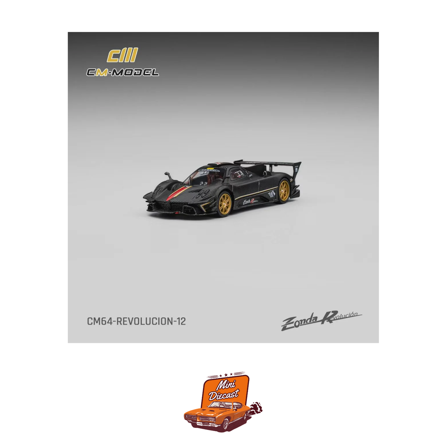 CM Model Pagani Zonda Revolucion Dry Carbon (CM64-Revolucion-12)