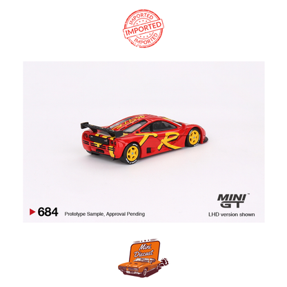 Mini GT #684 McLaren F1 GTR 1996 Presentation
