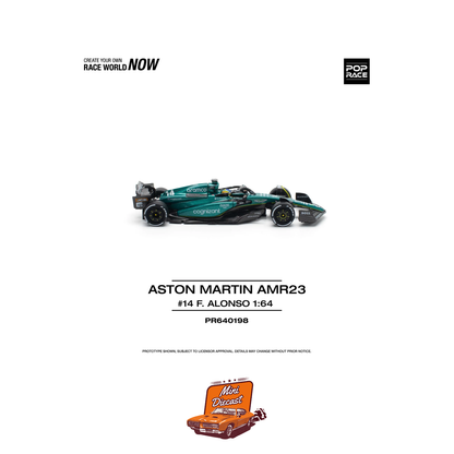Pop Race Aston Martin Aramco AMR23 PR64-198