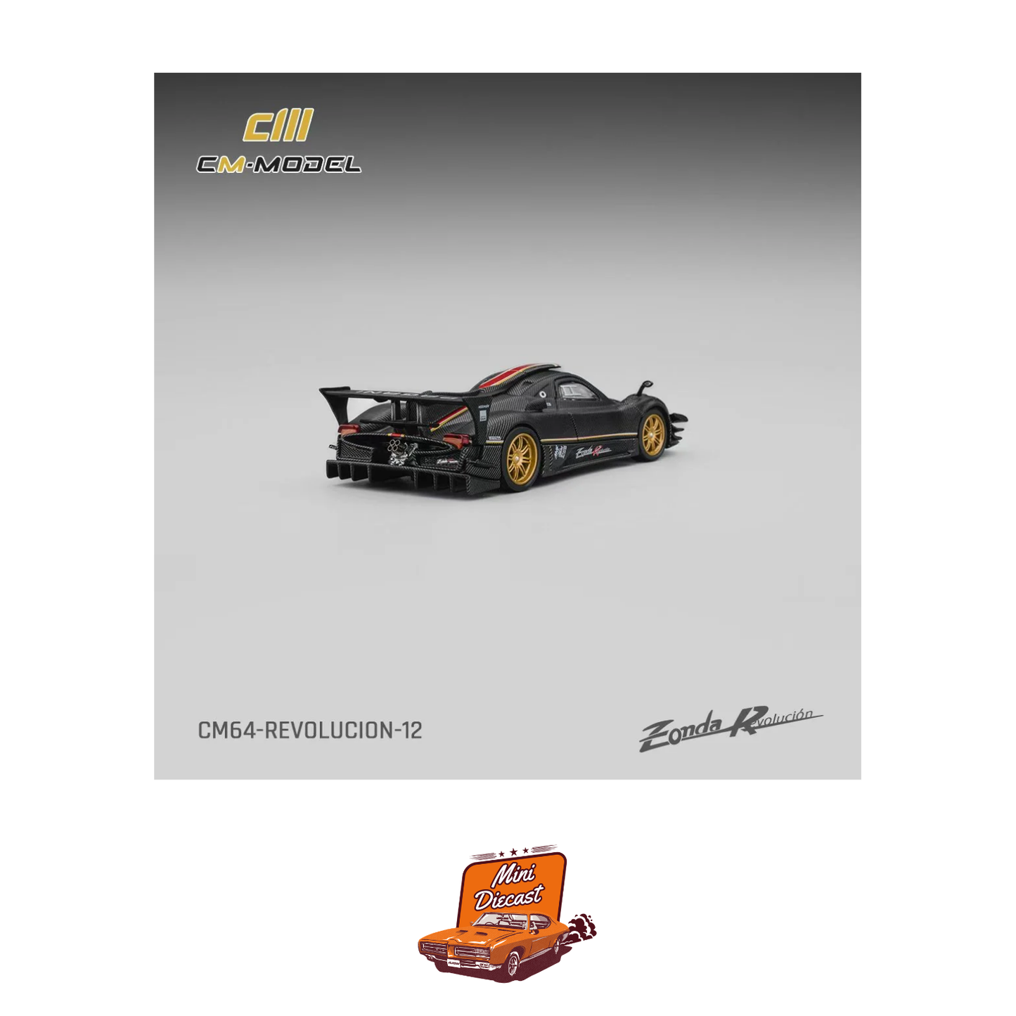 CM Model Pagani Zonda Revolucion Dry Carbon (CM64-Revolucion-12)