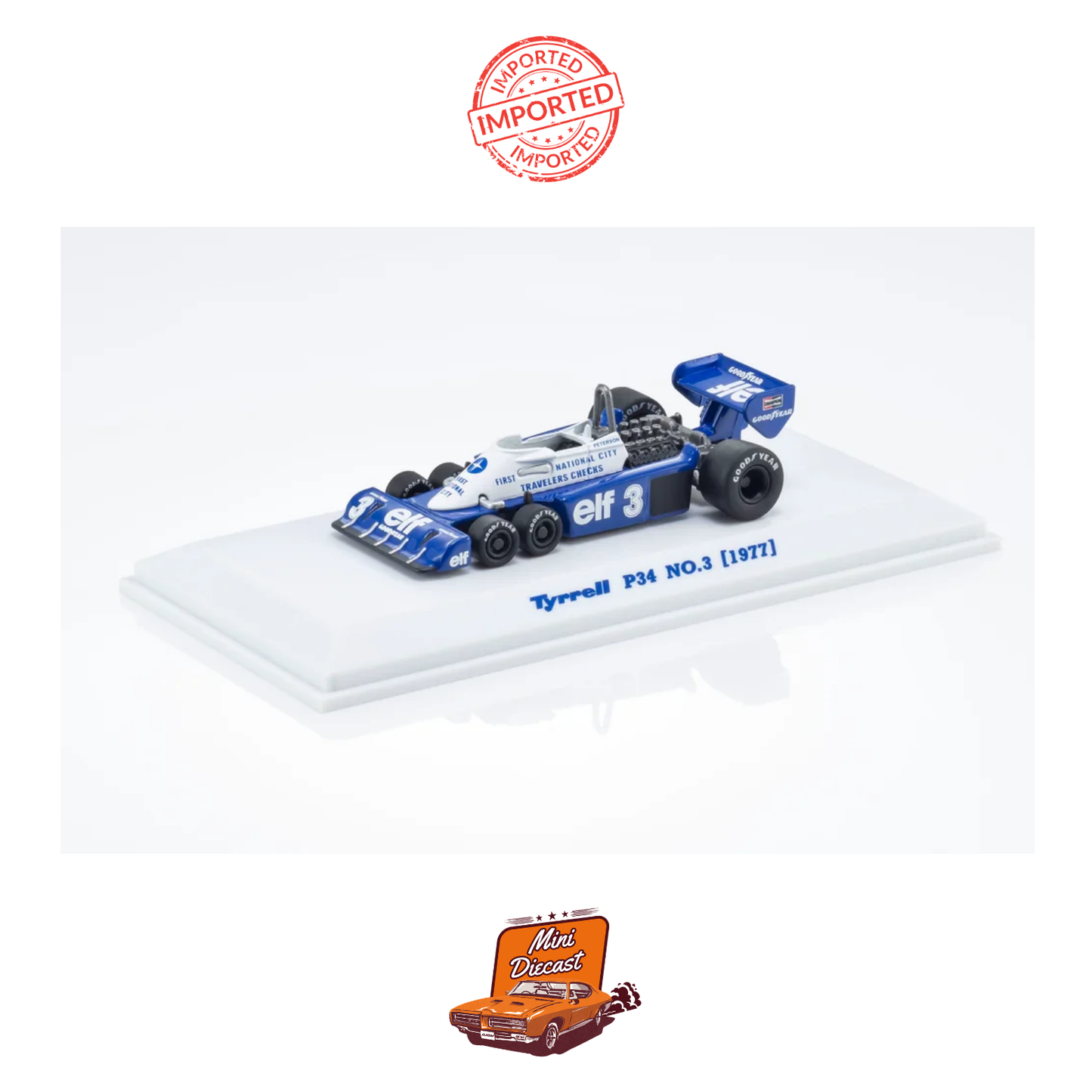 KYOSHO Tyrrell P34 No.3 (1977 Japanese GP)