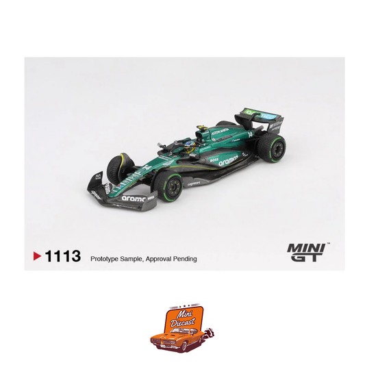 Mini GT #1113 Aston Martin AMR24 #14 Fernando Alonso F1 2024