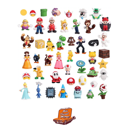 Mario Mini Figurines – 47 Pieces (Imported)