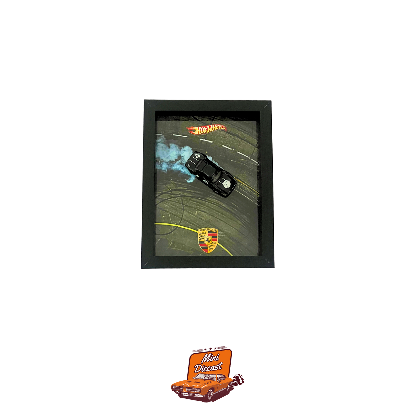 3D Car Frame – Hot Wheels Porsche 904 Carrera GTS – A5 Size