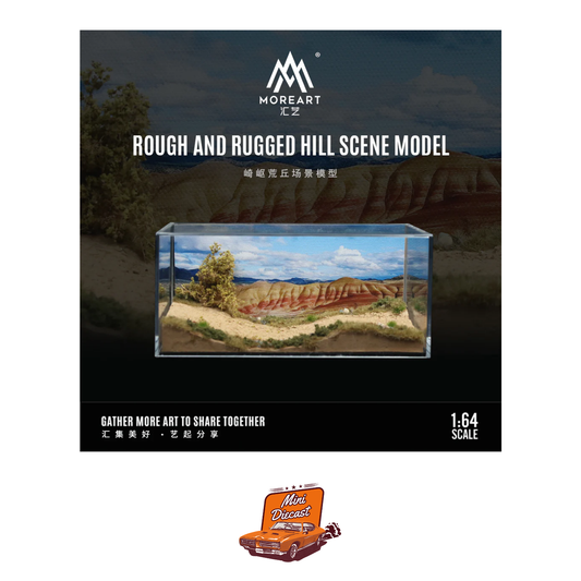 MoreArt Rough and Rugged Hill Scene Diorama for 1:64 Scale (MO901319)