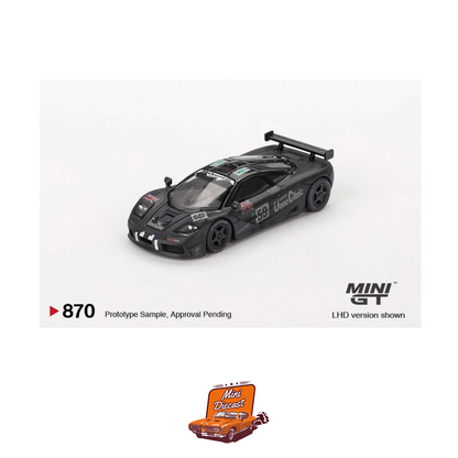 Mini GT #870 McLaren F1 GTR #59 – 1995 Le Mans 24 Hour Winner Post-Race Weathered (Blister Pack)