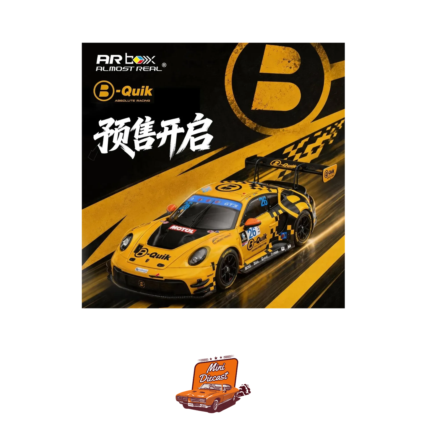 Almost Real Porsche 911 GT3 R #26 2025 Thailand Super Series B-Quik Absolute Racing 1:64