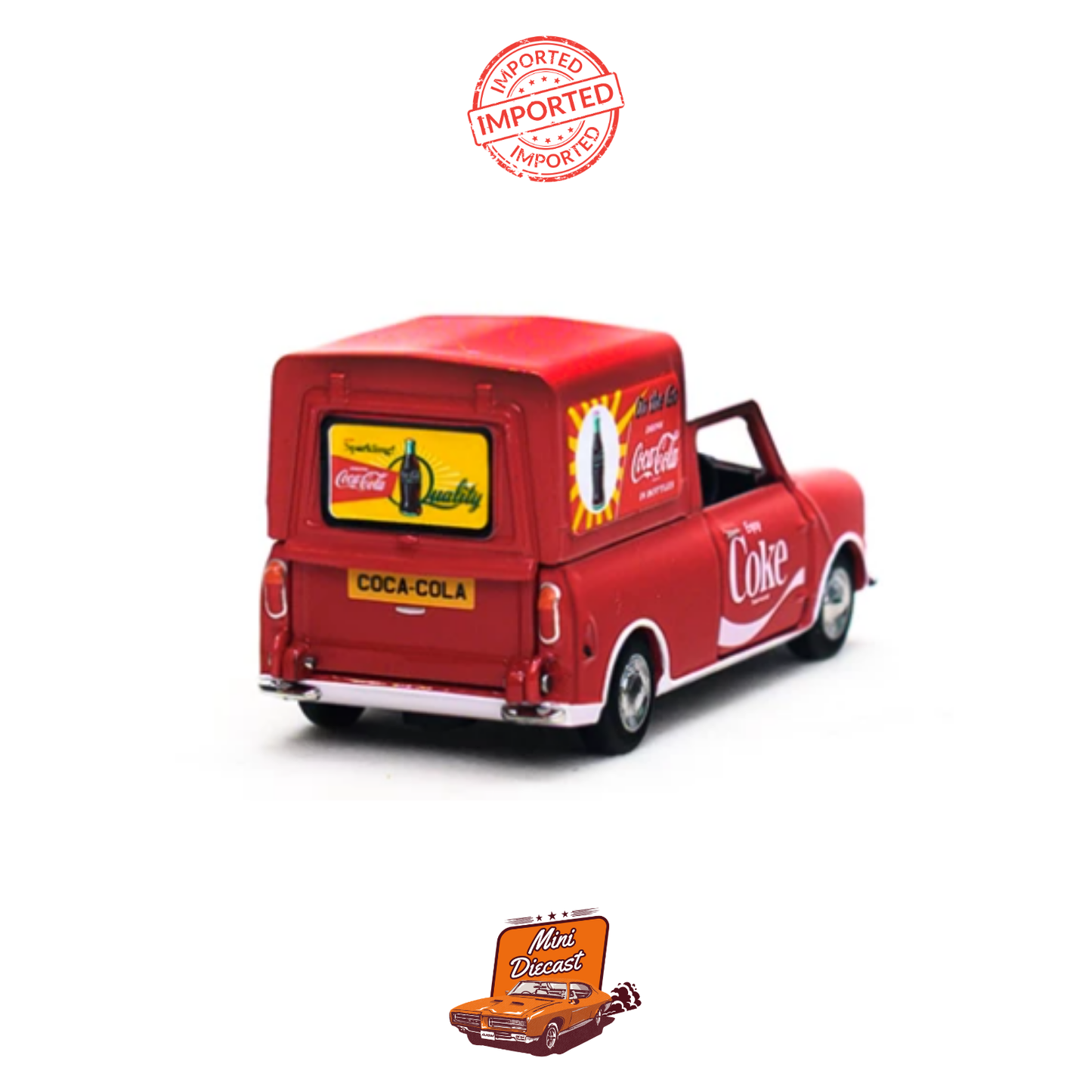Tiny City x Coca-Cola Morris Mini Pickup 1:50 Scale