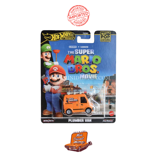 Hot Wheels Premium Pop Culture The Super Mario Bros. Movie – Plumber Van (Imported)