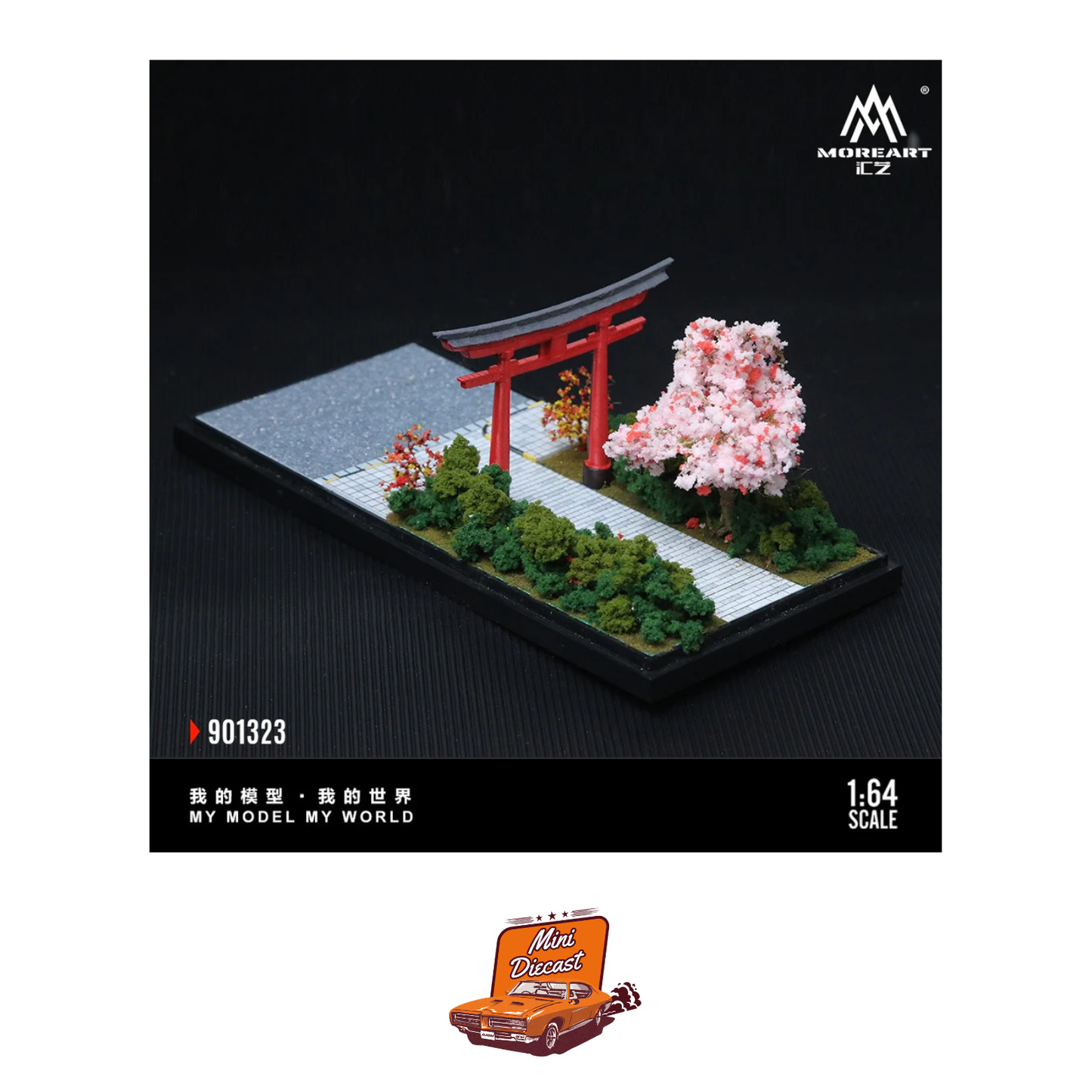 More Art Torii Gate Landscape Scene Model (MO901323)