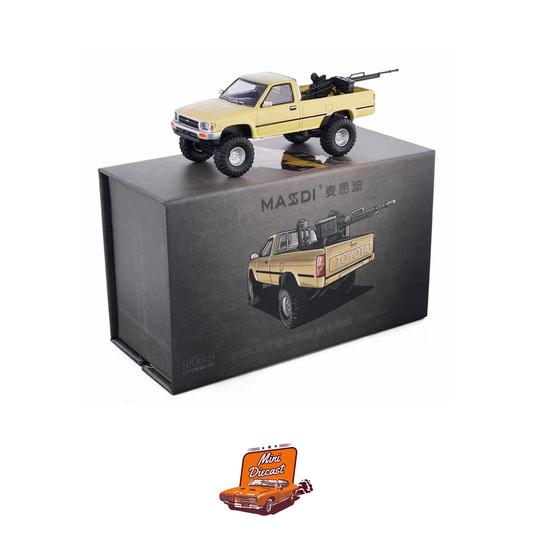 MASSDI 1994 Toyota Hilux (Desert Yellow) with Accessory Attachment (LN107)