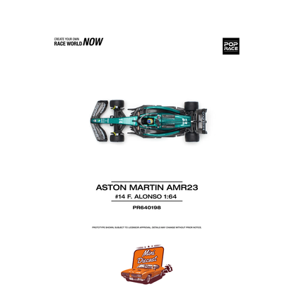 Pop Race Aston Martin Aramco AMR23 PR64-198