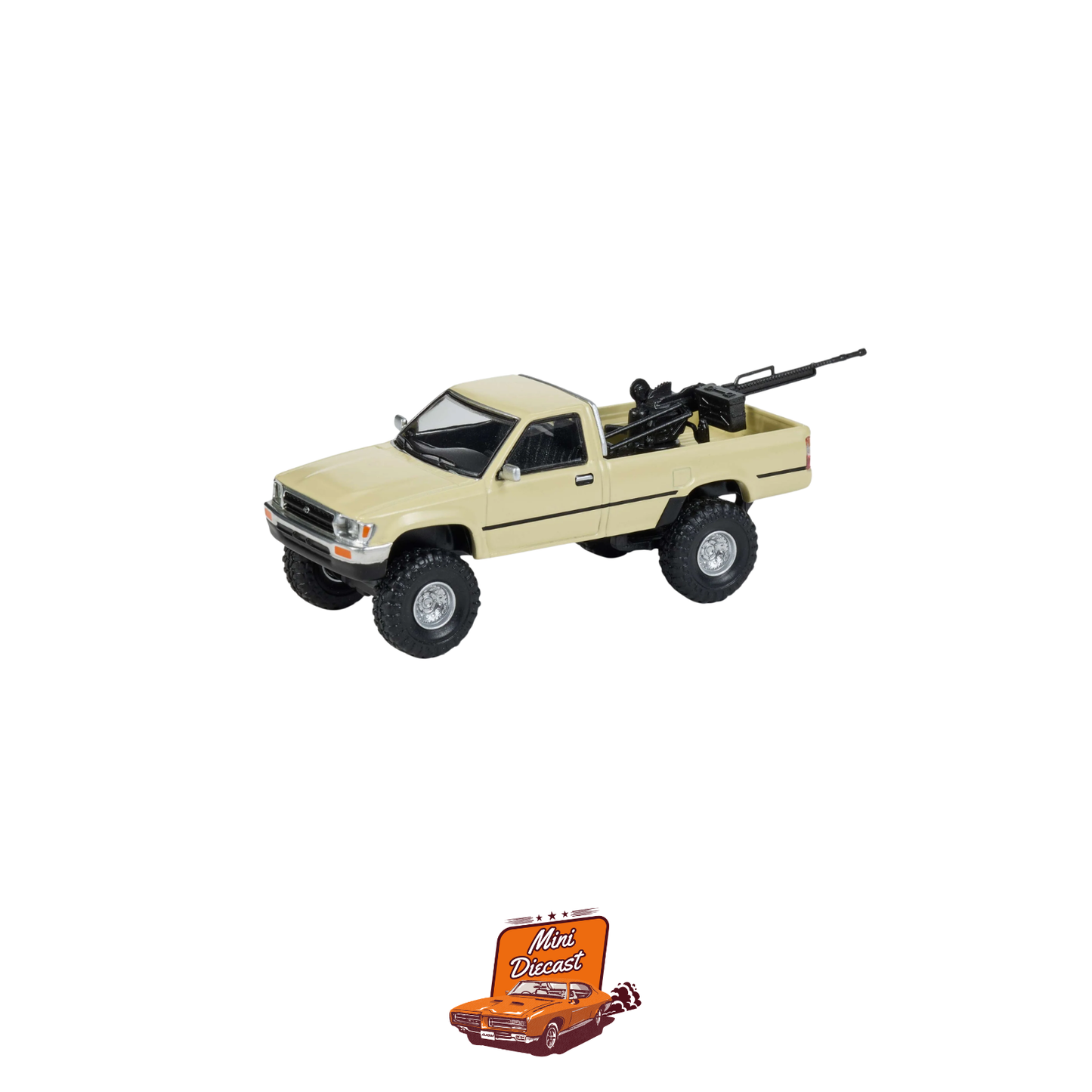 MASSDI 1994 Toyota Hilux (Desert Yellow) with Accessory Attachment (LN107)